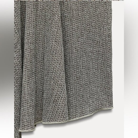 ZARA TEXTURED ASYMMETRIC DRESS - Picture 6 of 6